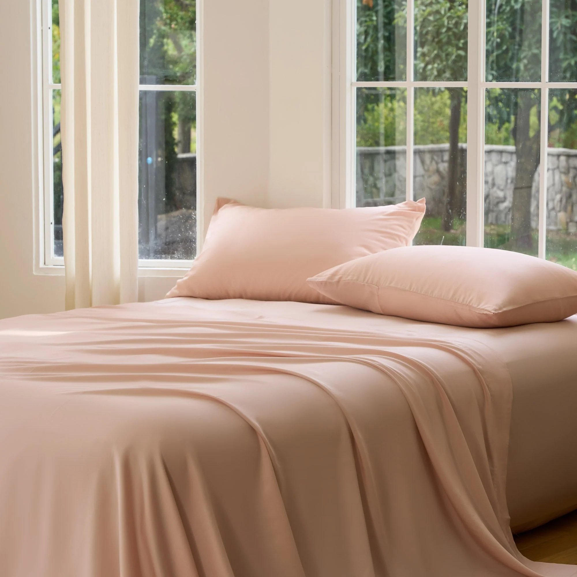 DOZ Organic Bamboo Sheet Set - Blush