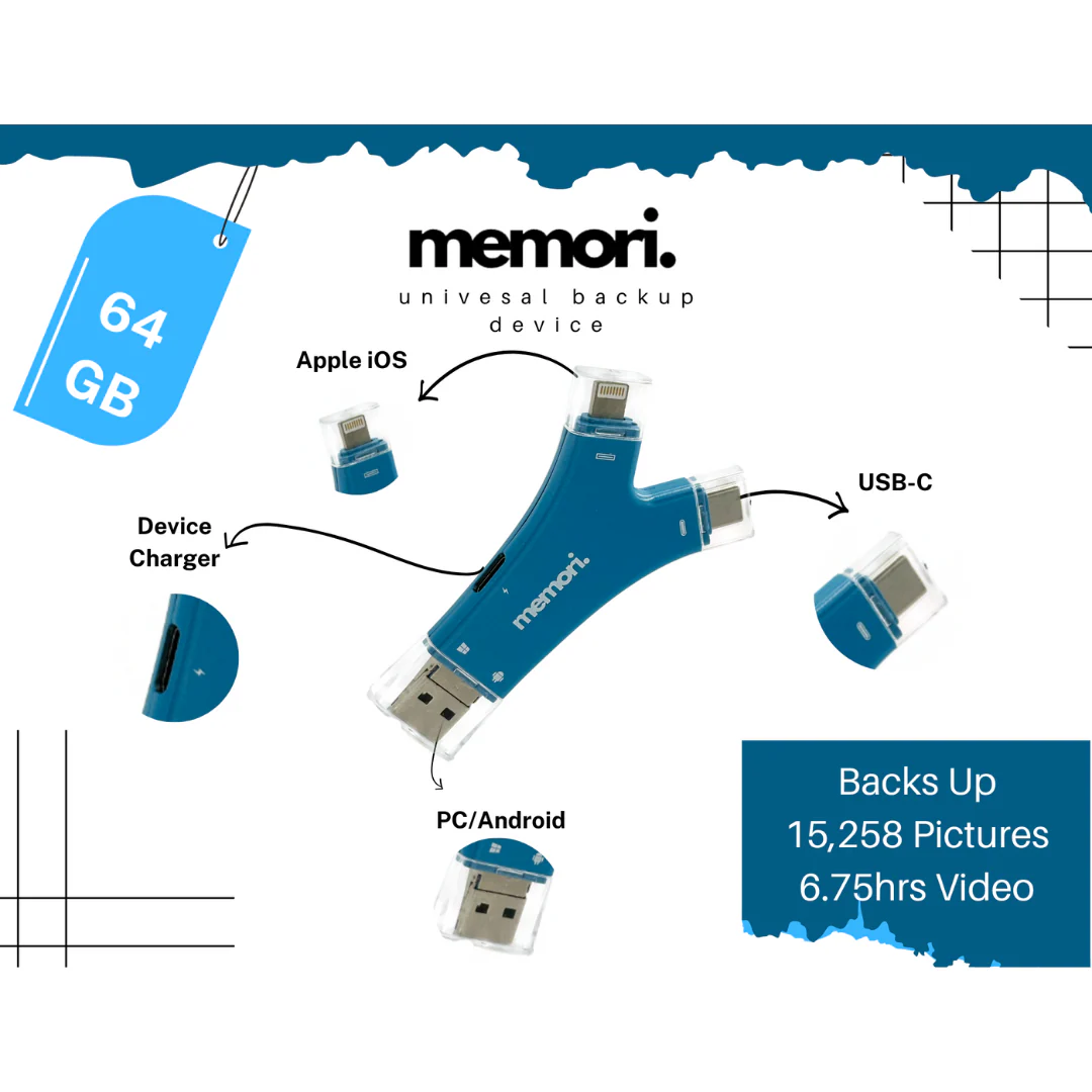 Memori 64GB Universal Photo & Video Saver - Image 3