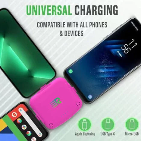 RC Universe 3-in-1 Charger - 4 pack (Midnight Black/Snow White/Hot Pink/Royal Blue) - Image 14