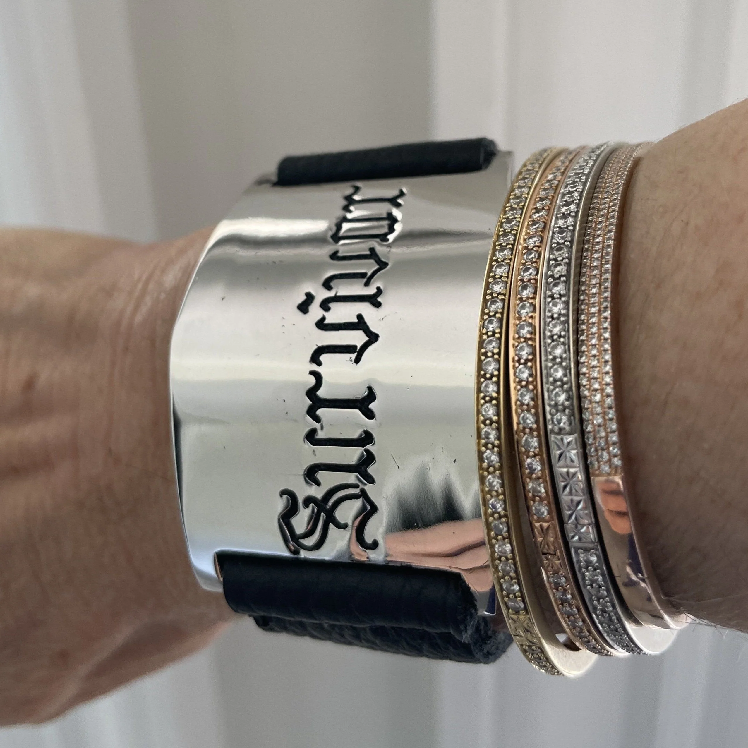 Survivor Cuff - Silver